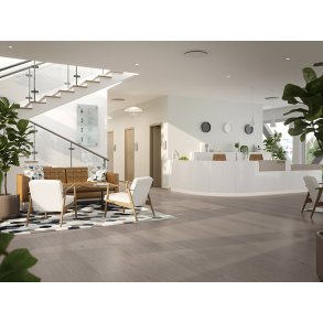 Bjelin Plankegulv - Woodura Eg RYA 3.0 XL med Silver pro matlak - Bredde 206 mm