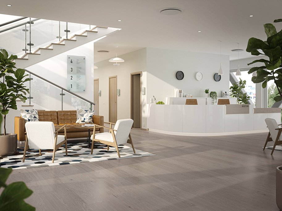 Bjelin Plankegulv - Woodura Eg RYA 3.0 XL med Silver pro matlak - Bredde 206 mm