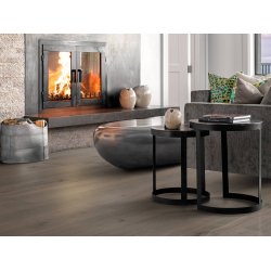 Bjelin Plankegulv - Woodura Eg SKIVARP 3.0 XXL med Mineral Grey pro matlak - Bredde 271 mm