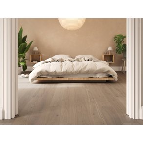 Bjelin Plankegulv - Woodura Eg STEHAG 3.0 L med Earth Grey pro matlak - Bredde 180 mm