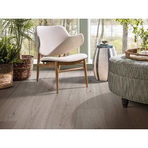 Bjelin Plankegulv - Woodura Eg STEHAG 3.0 XXL med Earth Grey pro matlak - Bredde 271 mm