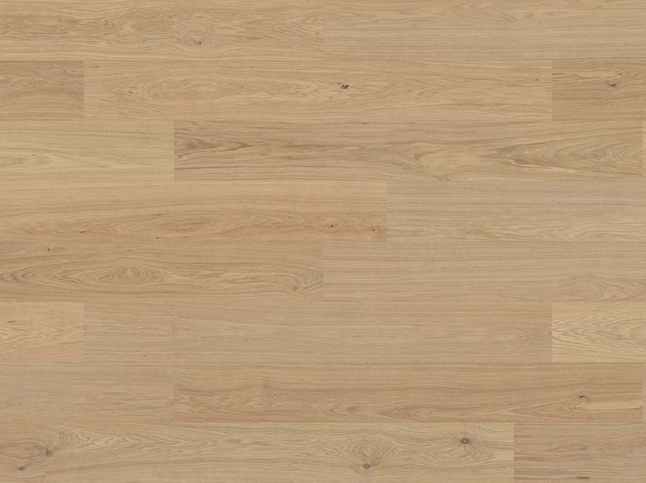 Bjelin Plankegulv - Woodura Eg STENINGE 3.0 S med Misty White pro matlak - Bredde 151 mm