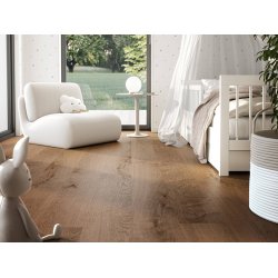 Bjelin Plankegulv - Woodura Eg TOLLARP 3.0 XL med Shadow Brown pro matlak - Bredde 206 mm