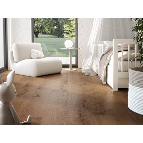 Bjelin Plankegulv - Woodura Eg TOLLARP 3.0 XL med Shadow Brown pro matlak - Bredde 206 mm