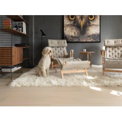 Bjelin Plankegulv - Woodura Eg VISTORP 3.0 XXL med Powder White pro matlak - Bredde 271 mm