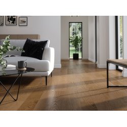 Bjelin Plankegulv - Woodura Eg YXENHULT 3.0 S med Terra Brown pro matlak - Bredde 151 mm