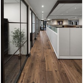 Bjelin Plankegulv - Woodura Valn�d HUMLARP 3.0 XL med klar pro matlak - Bredde 206 mm