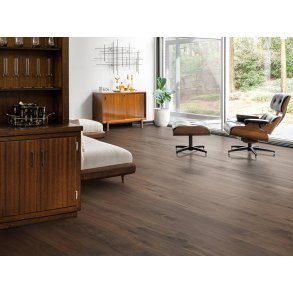 Bjelin Plankegulv - Woodura Valn�d VALLBY 3.0 XL med Terra Brown pro matlak - Bredde 206 mm