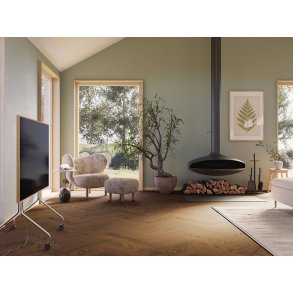 Bjelin Woodura Sildeben - Sandviken 3.0 Modern med Terra Brown pro matlak - Bredde 91 mm