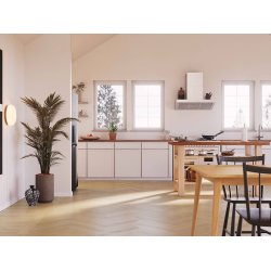 Bjelin Woodura Sildeben - Sigtuna 3.0 Modern med Misty White pro matlak - Bredde 91 mm