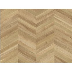 Chevron - Borstad Ek Design med klar olja - Bredd 90 mm