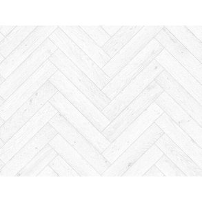 Vinylgolv - Vit Chevron