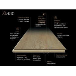 Coretec XL-END Vinylplank - Alhambra