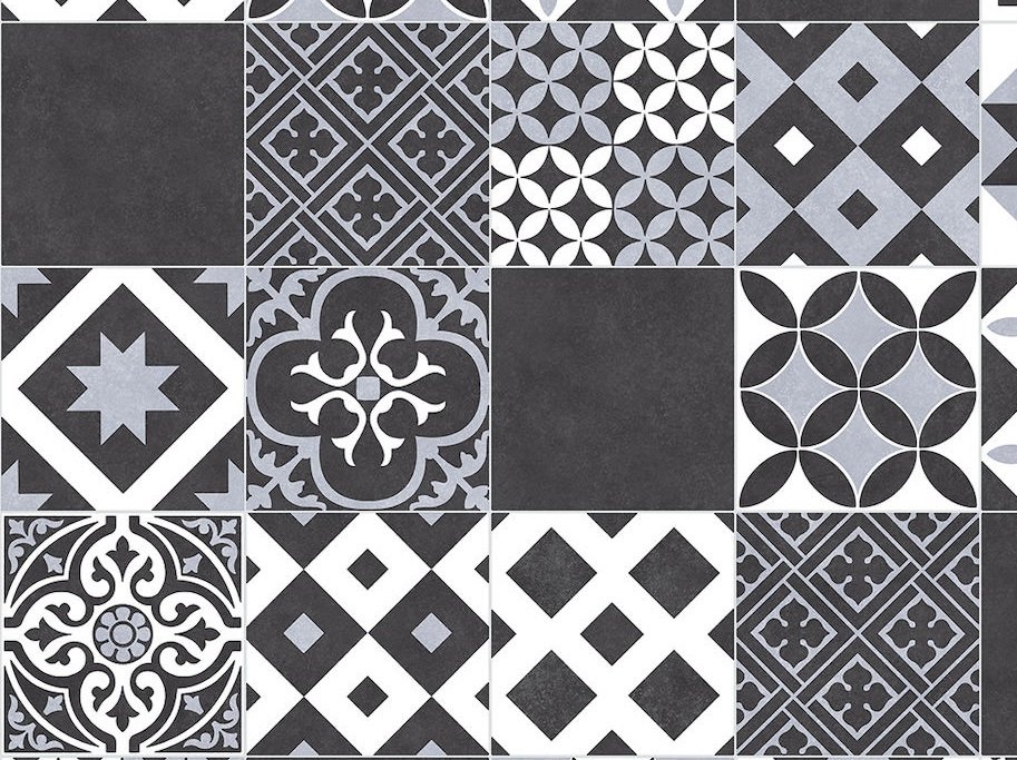 Vinyl - Fliser med mnster 