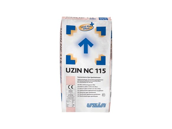 Selvnivellerende fiberforstrket gipsspartelmasse