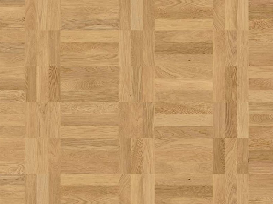 Fletparket - Eg Nordic Kronborg med klar matlak - Bredde 207 mm
