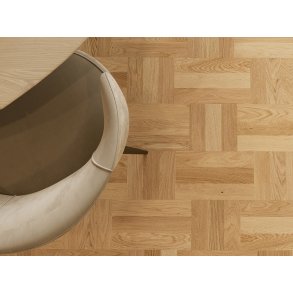 Fletparket - Eg Nordic Kronborg med klar matlak - Bredde 207 mm