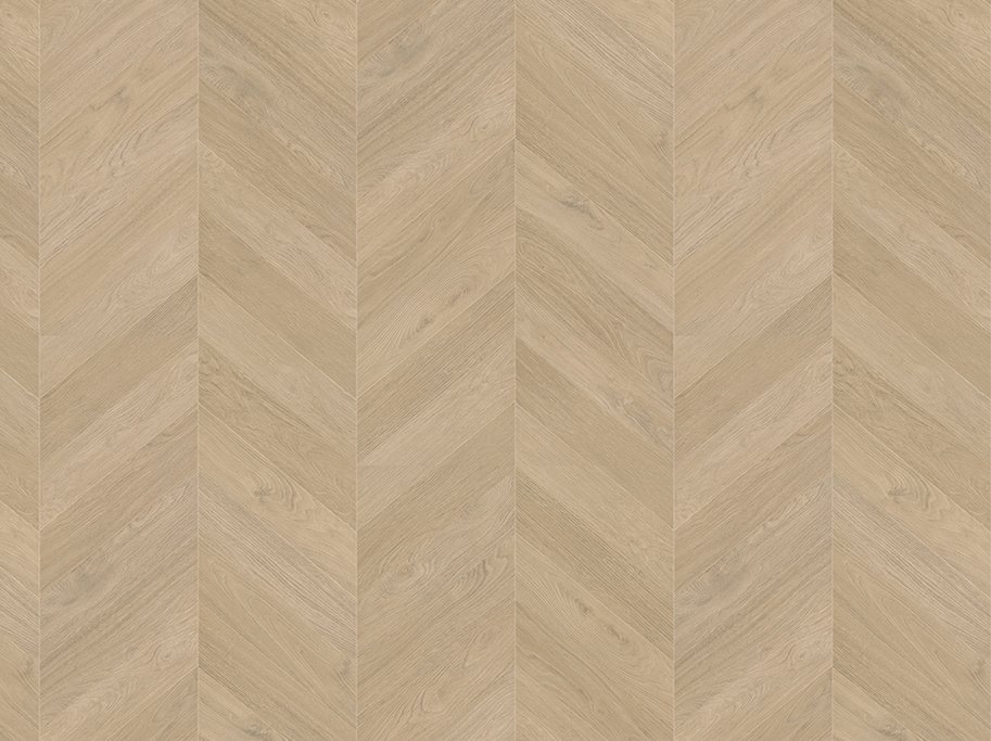 HARO Laminat Chevron - Eik Hvit