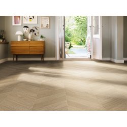 HARO Laminat Chevron - Eik Hvit