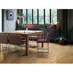 HARO Parketgulv 3-stav - Brstet Eg Trend med klar naturaDur matlak - Bredde 180 mm