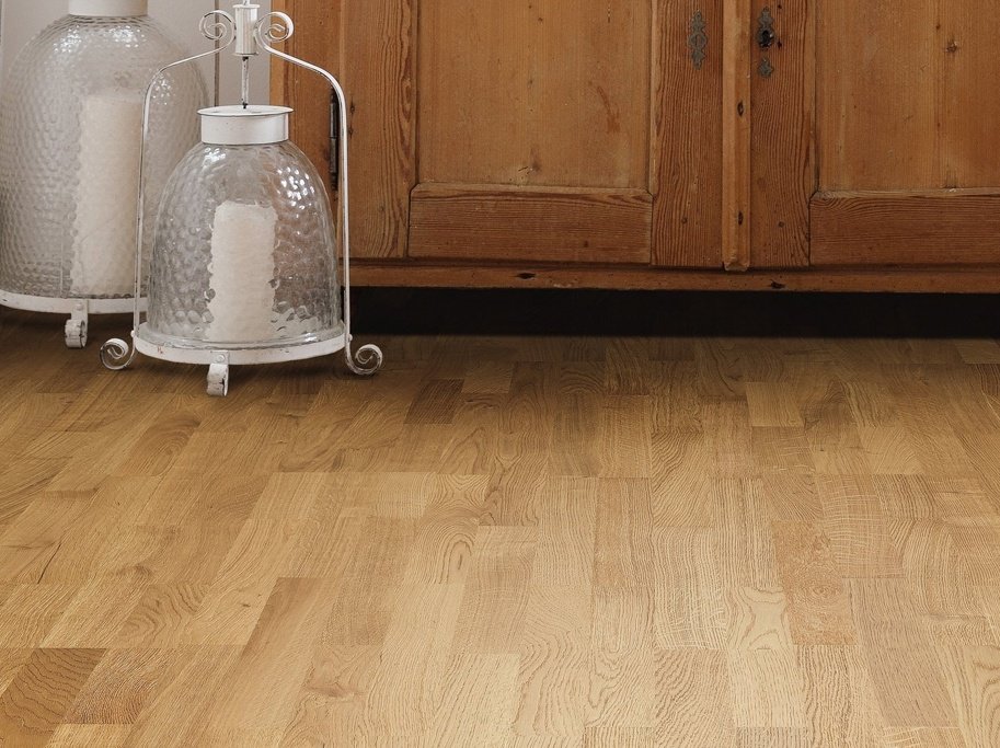 HARO Parketgulv 3-stav - Brstet Eg Trend med klar olie - Bredde 180 mm