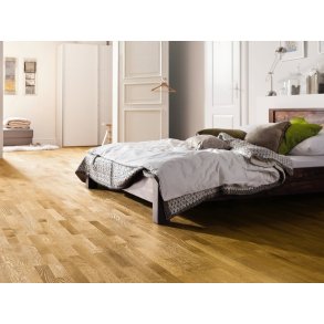 HARO Parketgulv 3-stav - Brstet Eg Trend med klar olie - Bredde 180 mm