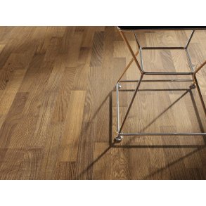 HARO Parketgulv 3-stav - Brstet og rget Eg Naturale med klar naturaLin olie - Bredde 180 mm