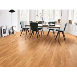 HARO Parketgulv 3-stav - Kirsebr Trend med klar matlak - Bredde 180 mm