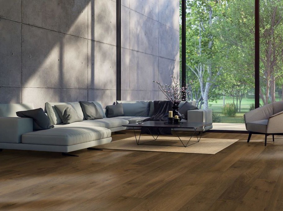 HARO Plankegulv - B�rstet Afrikansk Eg light naturaLin plus - Bredde 240 mm