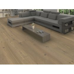 HARO Plankegulv - B�rstet Afrikansk Eg light purohvid naturaLin plus - Bredde 240 mm