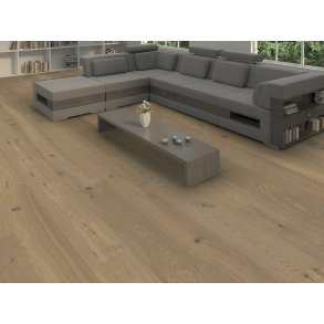 HARO Plankegulv - B�rstet Afrikansk Eg light purohvid naturaLin plus - Bredde 240 mm