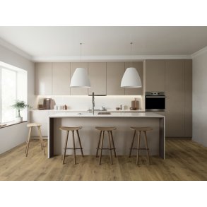 HARO Plankegulv - B�rstet Afrikansk Eg Light Sauvage med klar olie - Bredde 180 mm