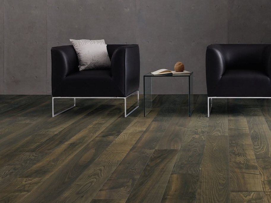 HARO Plankegulv - Brstet Ask Olivengr Expressiv med oleovera - Bredde 173 mm