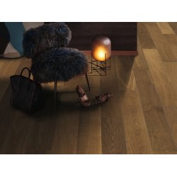 HARO Plankegulv - Brstet Afrikansk Eg Light Markant med klar olie - Bredde 180 mm