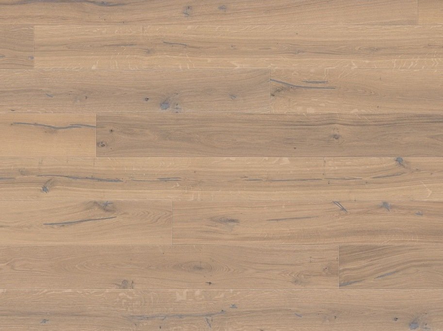 HARO Plankegulv - Brstet Eg Alabama med hvid olie - Bredde 180 mm
