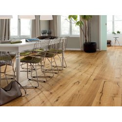 HARO Plankegulv - Brstet Eg Alabama med klar olie - Bredde 180 mm