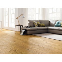 HARO Plankegulv - Brstet Eg med klar olie - Bredde 180 mm