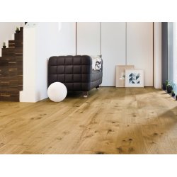 HARO Plankegulv - Brstet Eg med klar olie - Bredde 180 mm