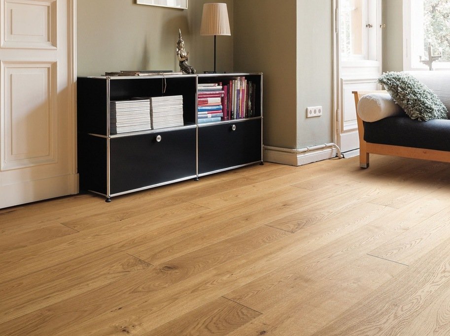 HARO Plankegulv - Brstet Eg Markant med klar olie - Bredde 180 mm