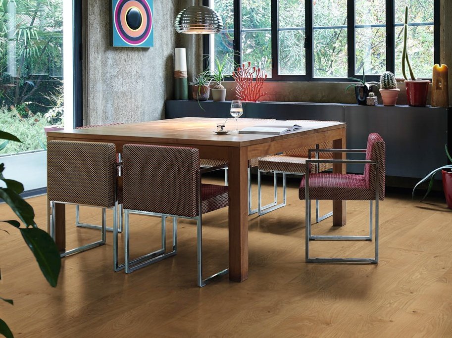 HARO Plankegulv - Brstet Eg Markant med klar olie - Bredde 240 mm