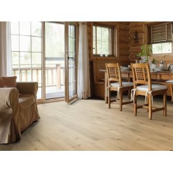 HARO Plankegulv - Brstet Eg Puro Invisible med klar olie - Bredde 180 mm