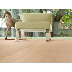 HARO Plankegulv - Brstet Eg Sauvage med hvid olie - Bredde 180 mm