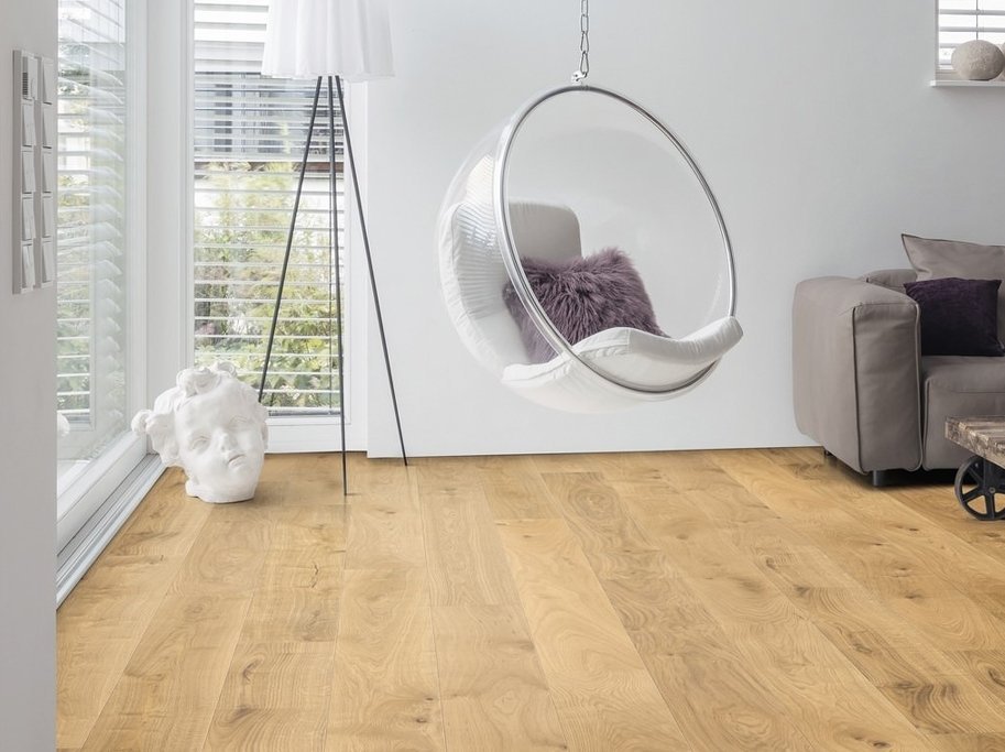 HARO Plankegulv - Brstet Eg Sauvage med olie - Bredde 180 mm