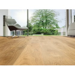 HARO Plankegulv - Brstet Eg Sauvage med olie - Bredde 180 mm