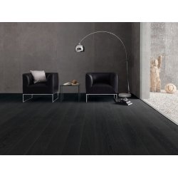 HARO Plankegulv - Brstet eg med sort olie - Bredde 173 mm