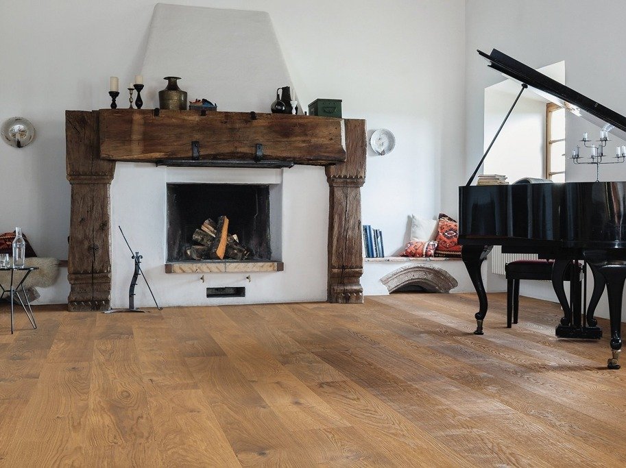 HARO Plankegulv - Brstet og rget Eg Universal med olie - Bredde 220 mm