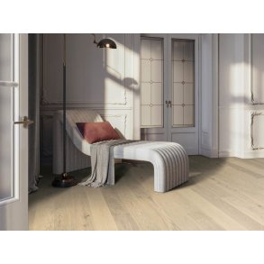 HARO Plankegulv - Brstet Eg Markant med Invisible naturaDur matlak - Bredde 180 mm