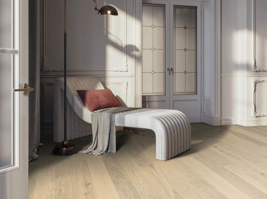 HARO Plankegulv - Brstet Eg Markant med Invisible naturaDur matlak - Bredde 180 mm