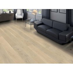 HARO Plankegulv - B�rstet Eg lysehvid naturaDur - Bredde 180 mm