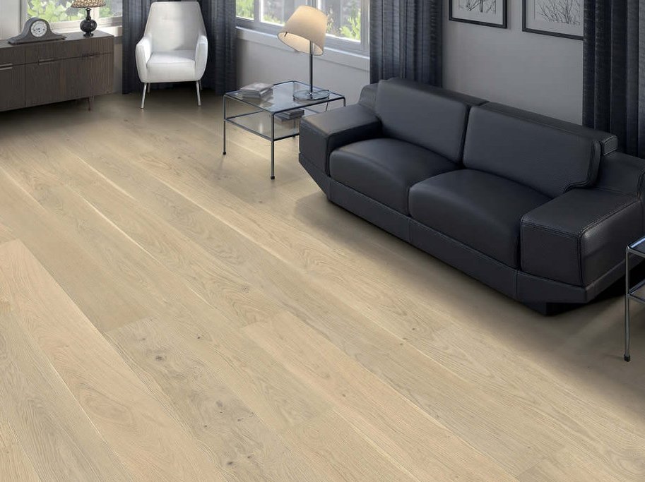 HARO Plankegulv - B�rstet Eg lysehvid naturaDur - Bredde 180 mm